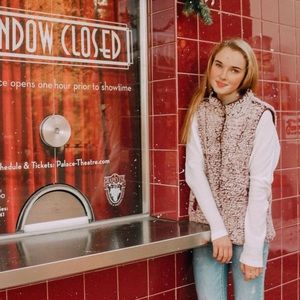 Francesca’s Reversable Sherpa Puffer Vest